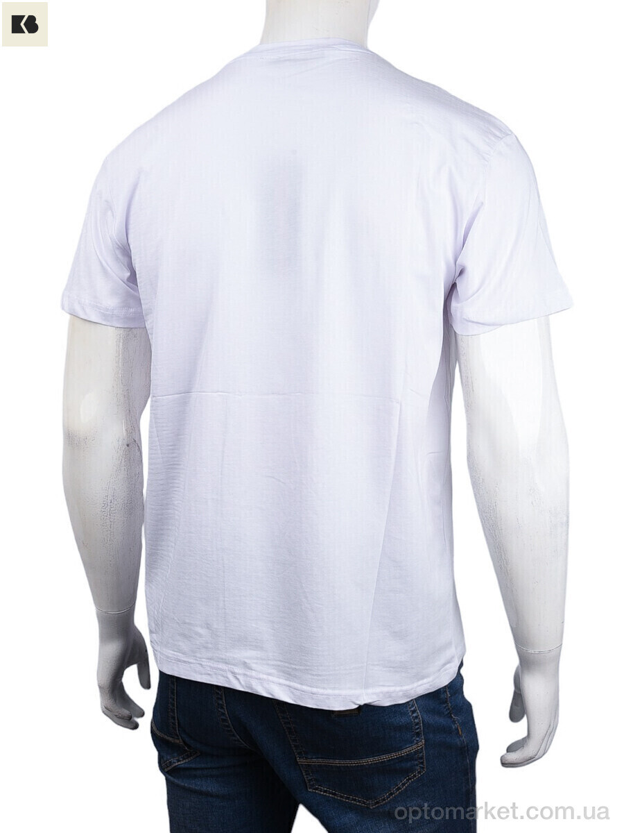 Купить Футболка чоловічі 3707-149 white Daniel Jones білий, фото 2