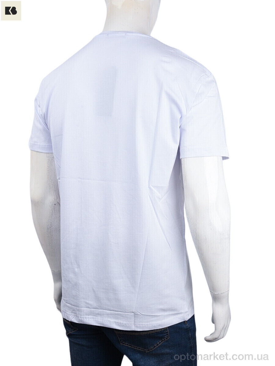 Купить Футболка чоловічі 3707-155 white Daniel Jones білий, фото 2