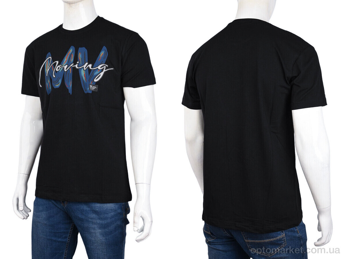 Купить Футболка чоловічі 3707-167-1 black Daniel Jones чорний, фото 3