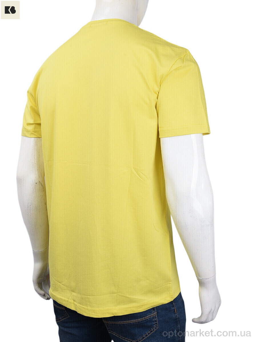 Купить Футболка чоловічі 3707-69-5 yellow Daniel Jones жовтий, фото 2