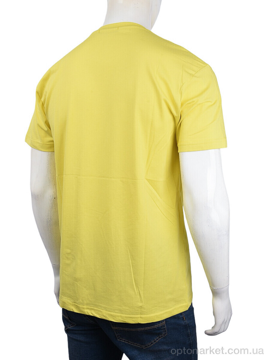 Купить Футболка чоловічі 3707-76-3 yellow Daniel Jones жовтий, фото 2
