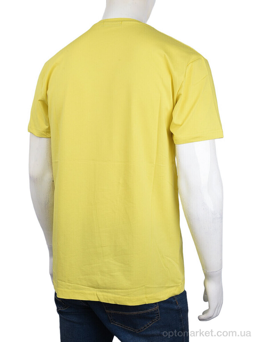 Купить Футболка чоловічі 3707-82-1 yellow Daniel Jones жовтий, фото 2