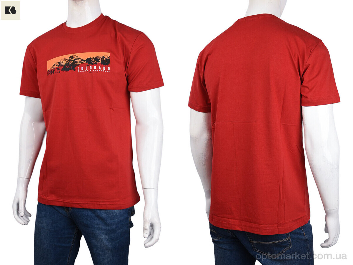 Купить Футболка чоловічі 3707-82-4 red Daniel Jones червоний, фото 3