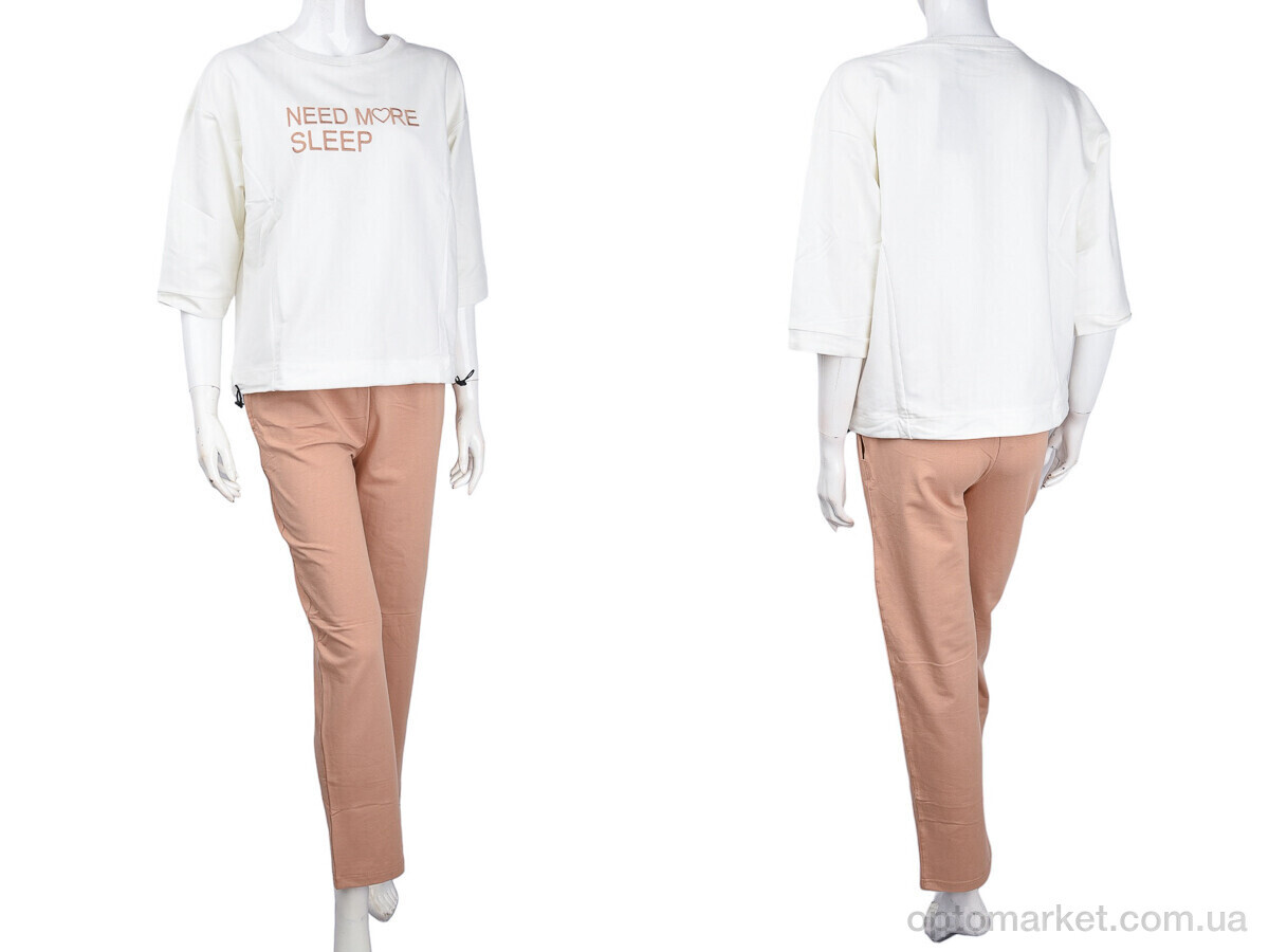 Купить Костюм жіночі 3708-107-2 beige Мир бежевий, фото 3