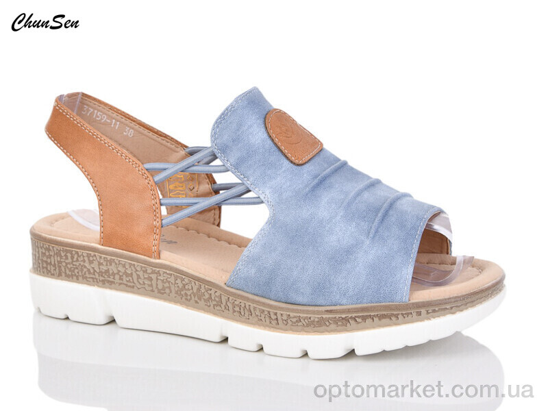 Купить Босоніжки жіночі 37159-11 Chunsen синій, фото 1