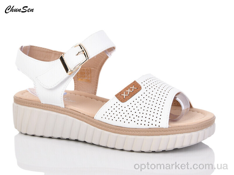 Купить Босоніжки жіночі 37218-3 Chunsen білий, фото 1