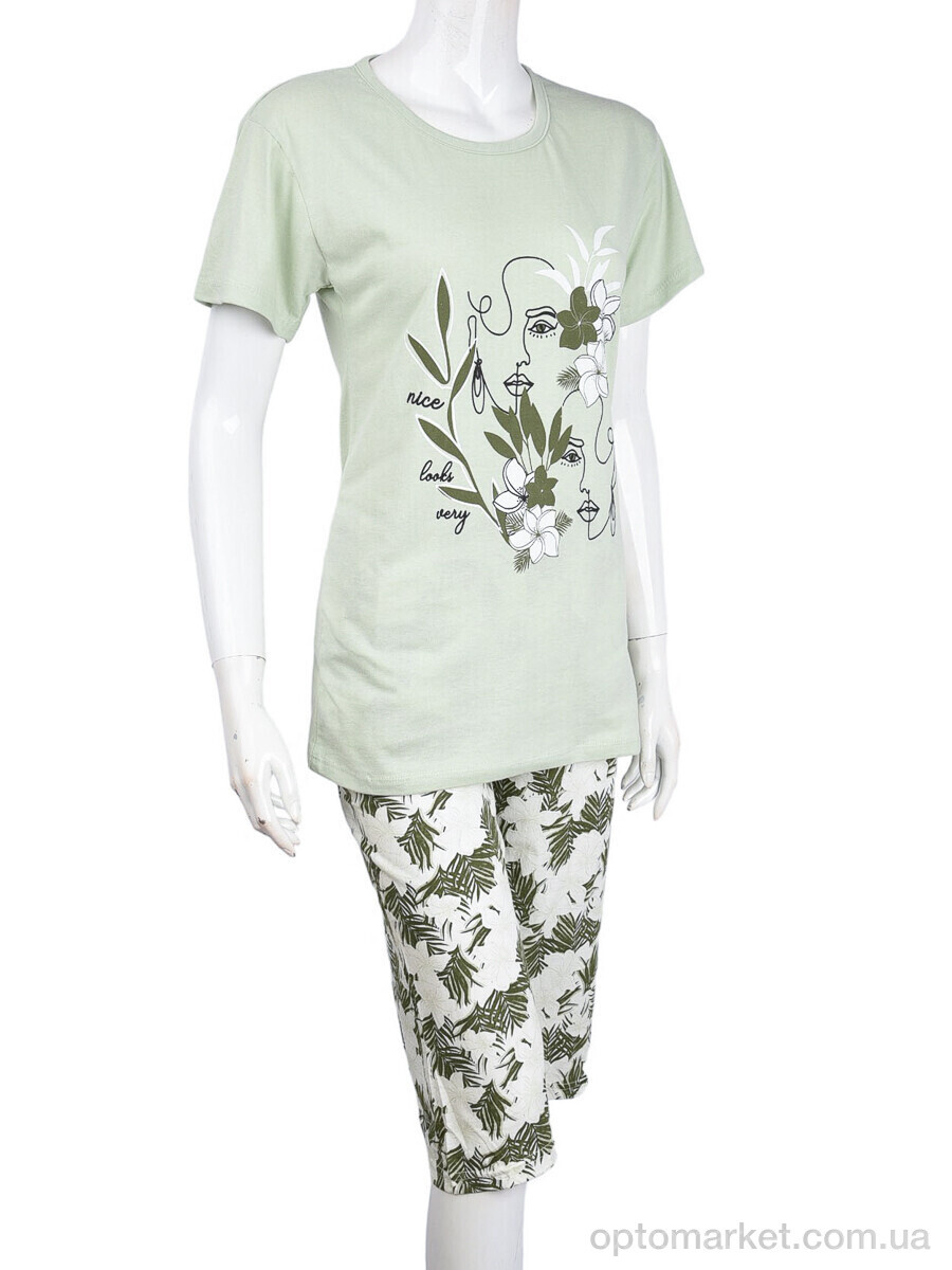Купить Пижама жіночі 3744 (04046) green Rinda зелений, фото 1