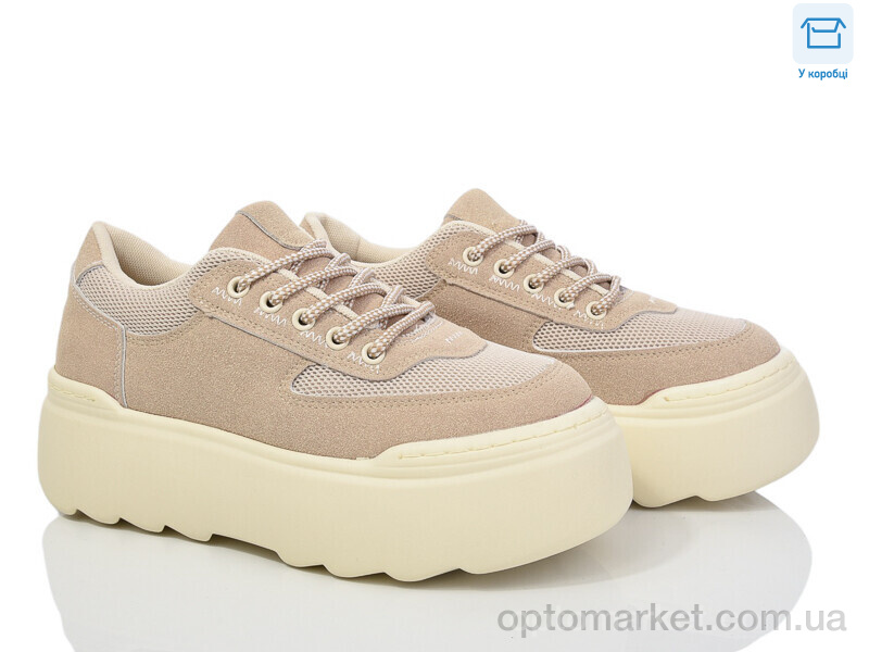 Купить Кросівки жіночі 3748-0102-2 PLPS бежевий, фото 1