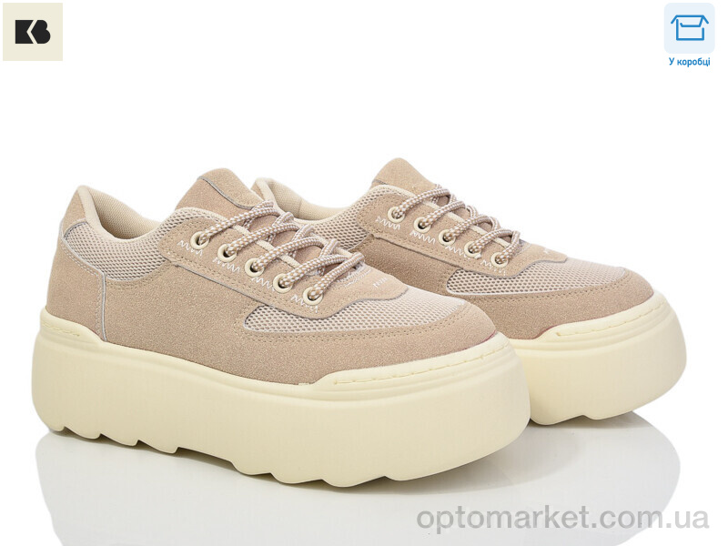 Купить Кросівки жіночі 3748-0102-2 PLPS бежевий, фото 1