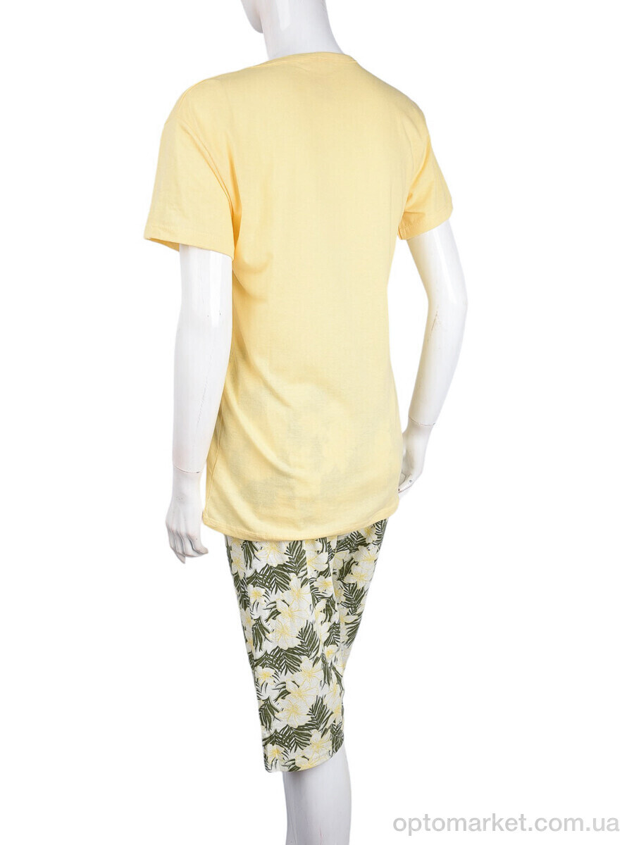 Купить Пижама жіночі 3749 (04046) yellow Rinda жовтий, фото 2
