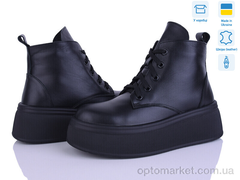 Купить Черевики жіночі 375-2d Ailinda чорний, фото 1