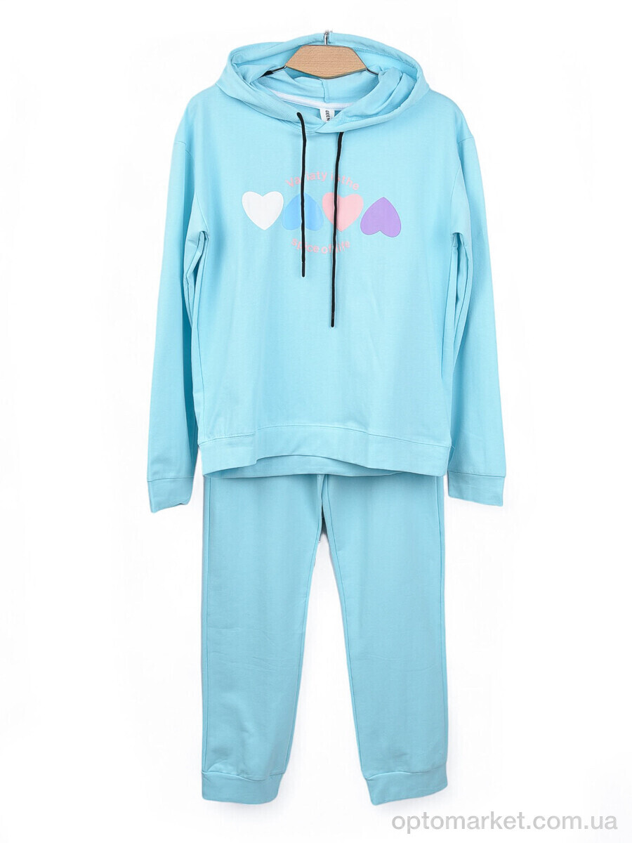 Купить Спортивний костюм дитячі 3750-804-1 l.blue Geen блакитний, фото 1
