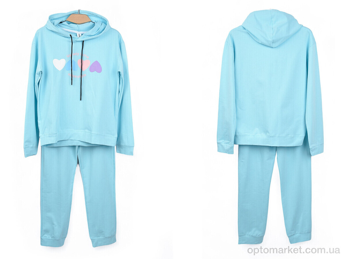 Купить Спортивний костюм дитячі 3750-804-1 l.blue Geen блакитний, фото 3