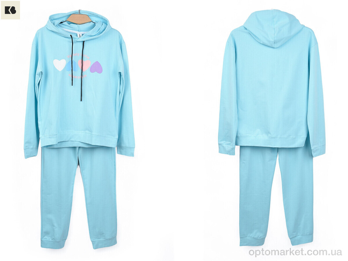 Купить Спортивний костюм дитячі 3750-804-1 l.blue Geen блакитний, фото 3