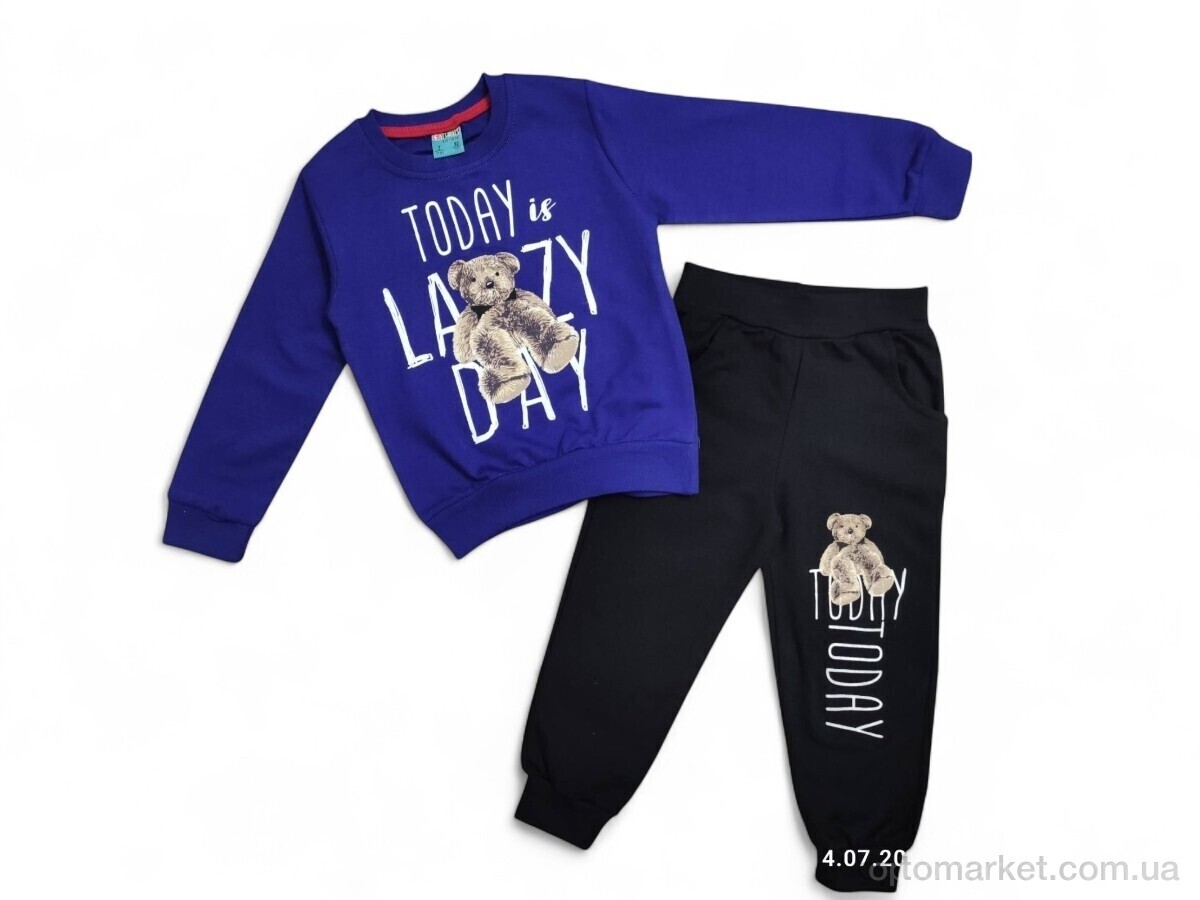 Купить Комплекти дитячі дитячі 3753 електрик батнік-штани CITCIT Kids синій, фото 1