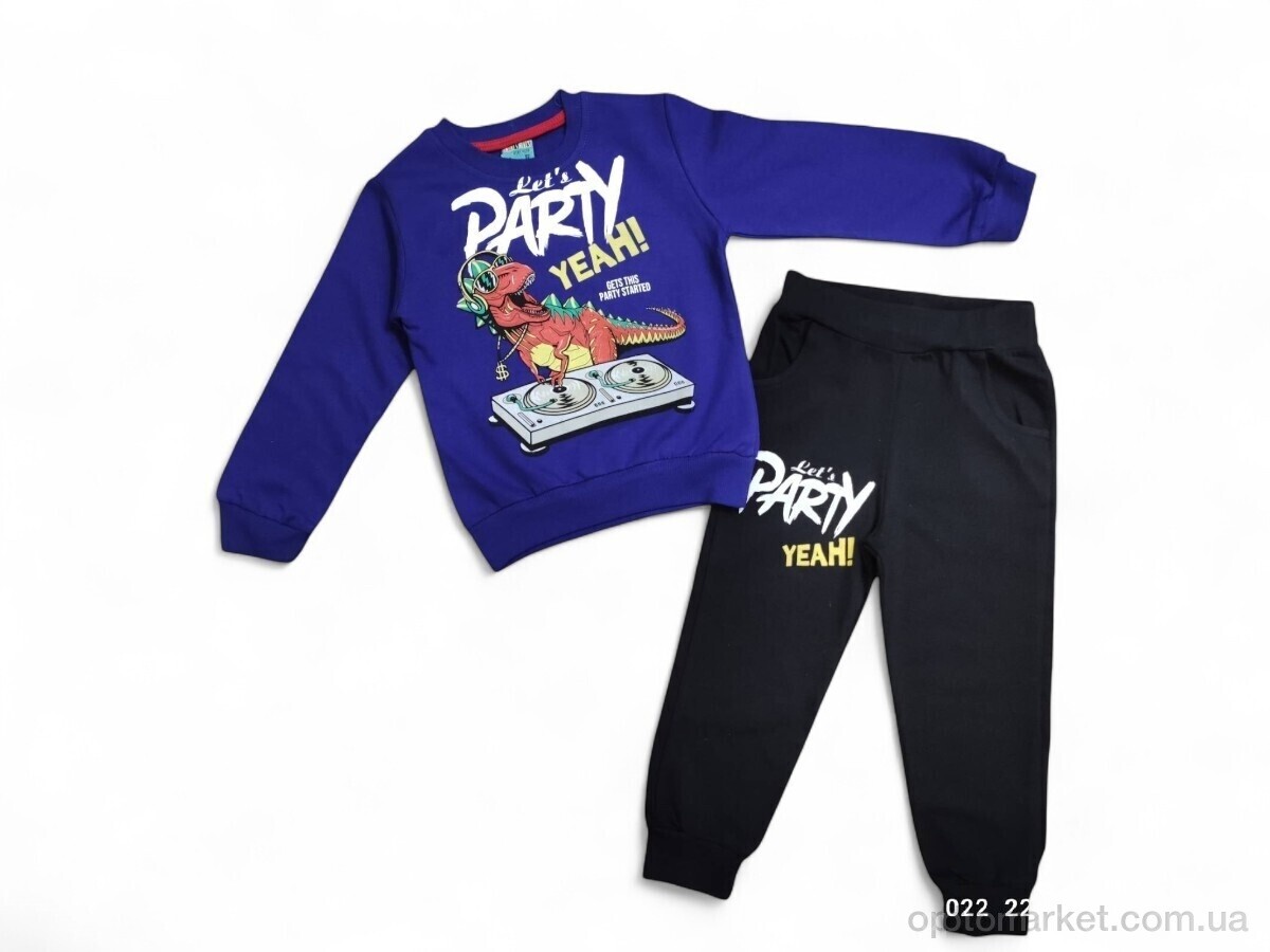 Купить Комплекти дитячі дитячі 3755 електрик батнік-штани CITCIT Kids синій, фото 1