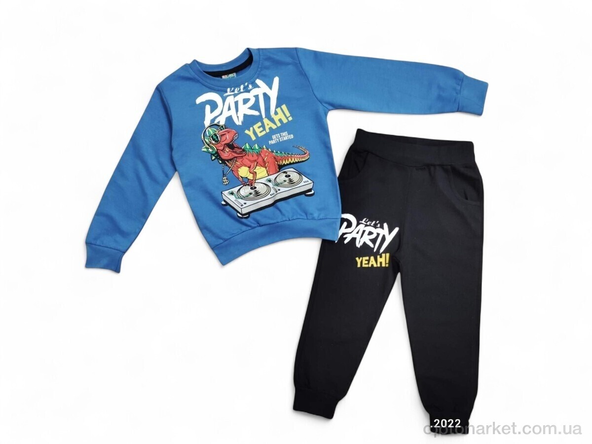 Купить Комплекти дитячі дитячі 3755 синій батнік-штани CITCIT Kids синій, фото 1