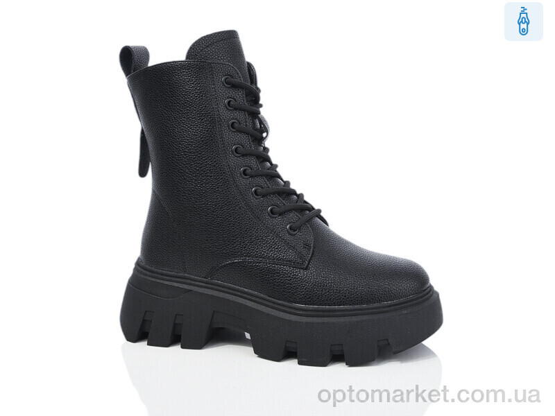 Купить Черевики жіночі 3768-1 Purlina чорний, фото 1