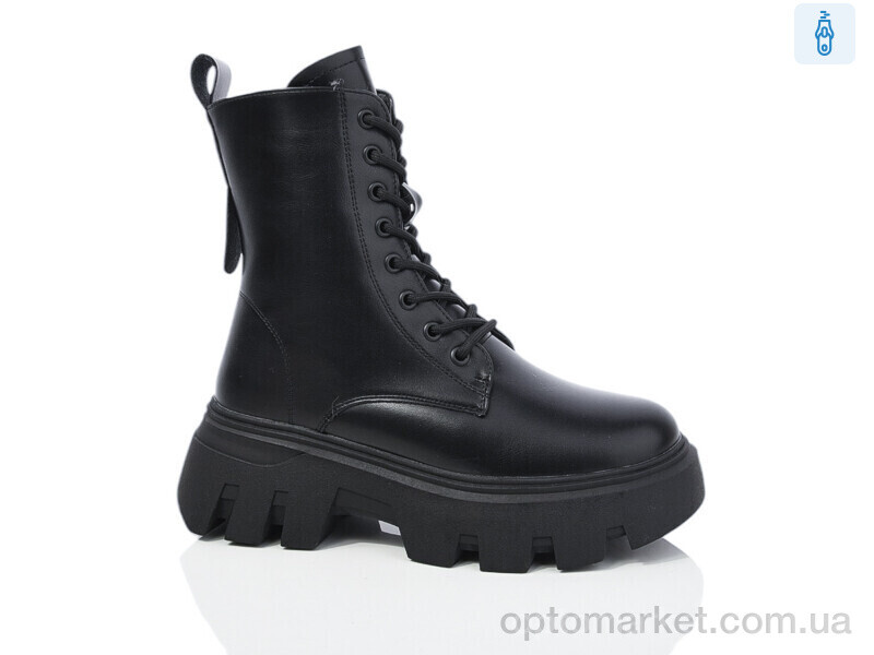 Купить Черевики жіночі 3768-5 Purlina чорний, фото 1