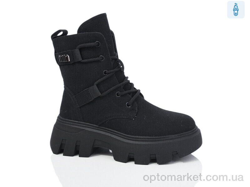 Купить Черевики жіночі 3769-4 Purlina чорний, фото 1