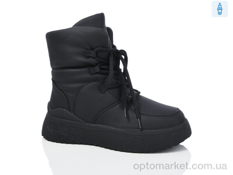 Купить Черевики жіночі 3772-1 Purlina чорний, фото 1