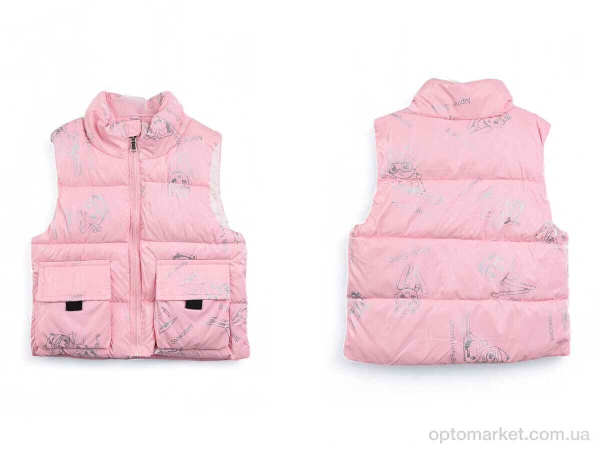 Купить Жилетка дитячі 3790-11 pink Hao Jiekids рожевий, фото 3