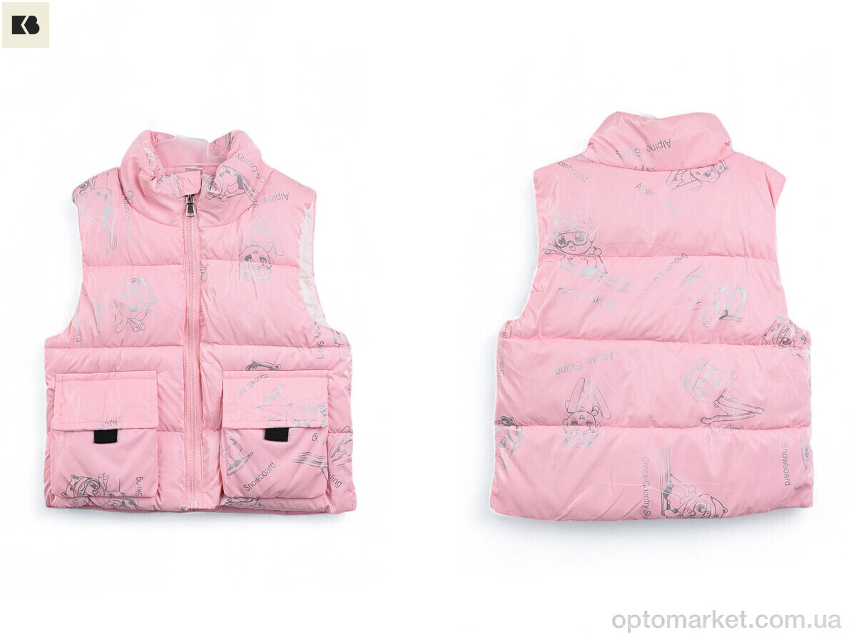 Купить Жилетка дитячі 3790-11 pink Hao Jiekids рожевий, фото 3