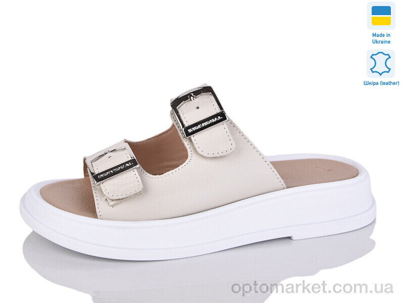 Купить Шльопанці жіночі 38-2 Mermaid бежевий, фото 1