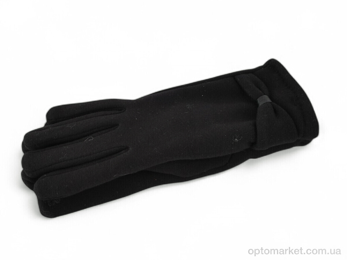 Купить Рукавички жіночі 38-5 трикотаж black Paidi чорний, фото 1