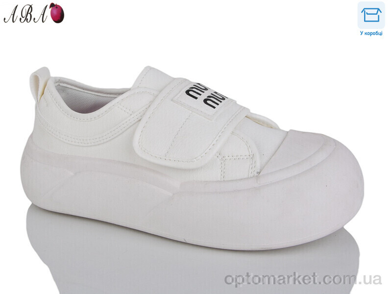 Купить Кеди жіночі 380-1-2 Aba білий, фото 1