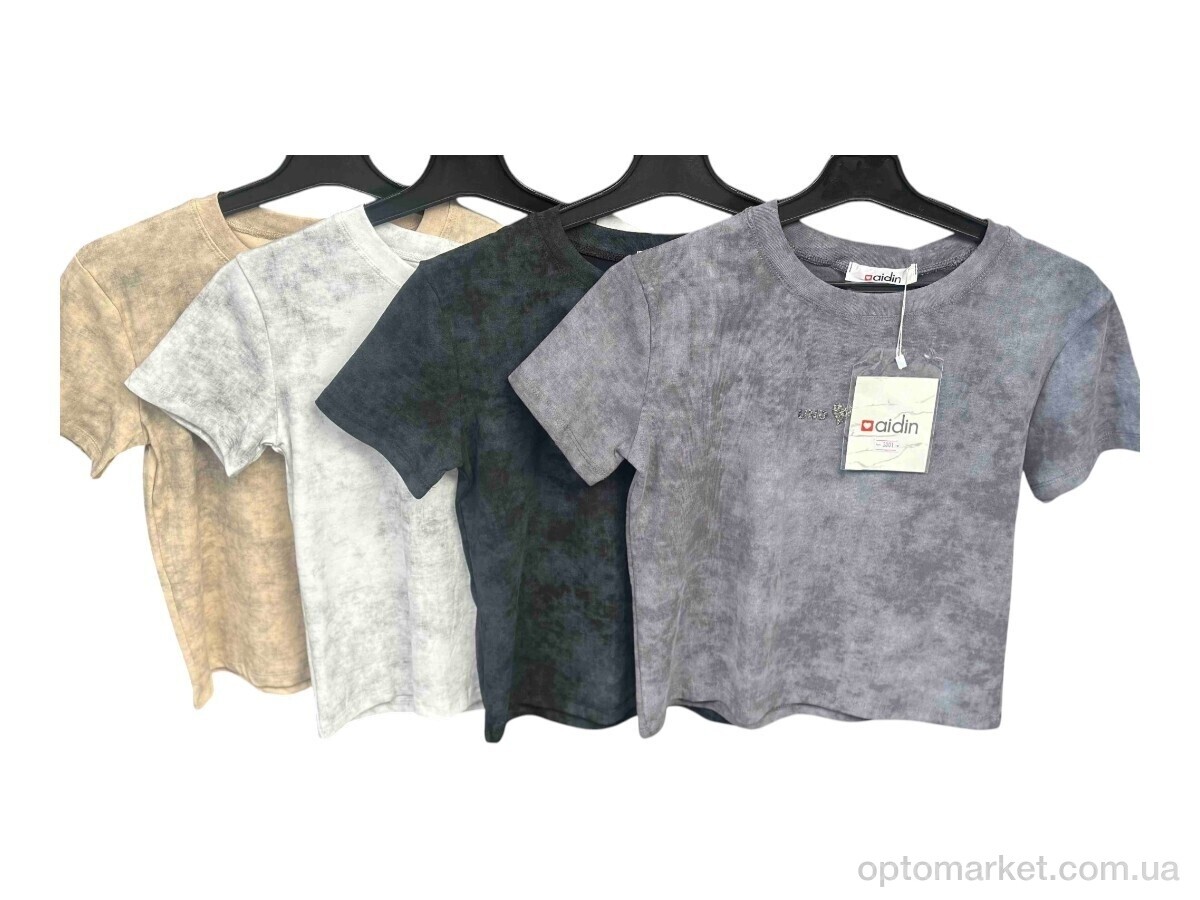 Купить Футболка жіночі 3801 mix Aidin мікс, фото 1