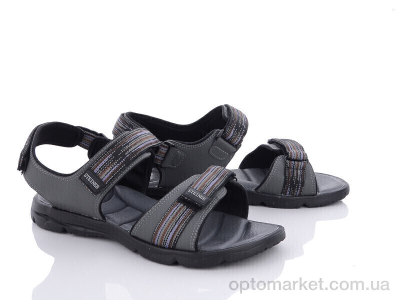 Купить Сандалі чоловічі 3805E grey Steiner синій, фото 1