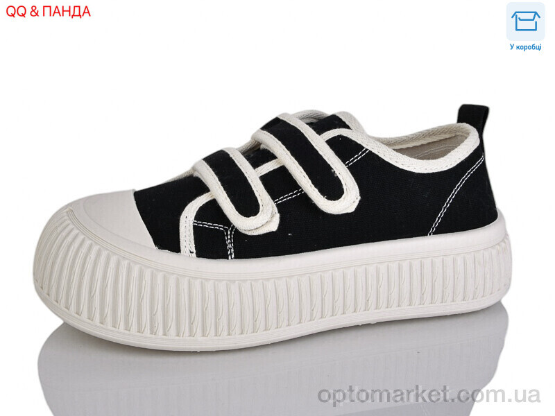 Купить Кеди жіночі 381-1 QQ&Панда чорний, фото 1