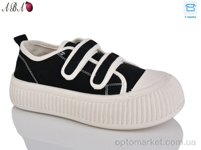 Купить Кеди жіночі 381-1 Aba чорний, фото 1