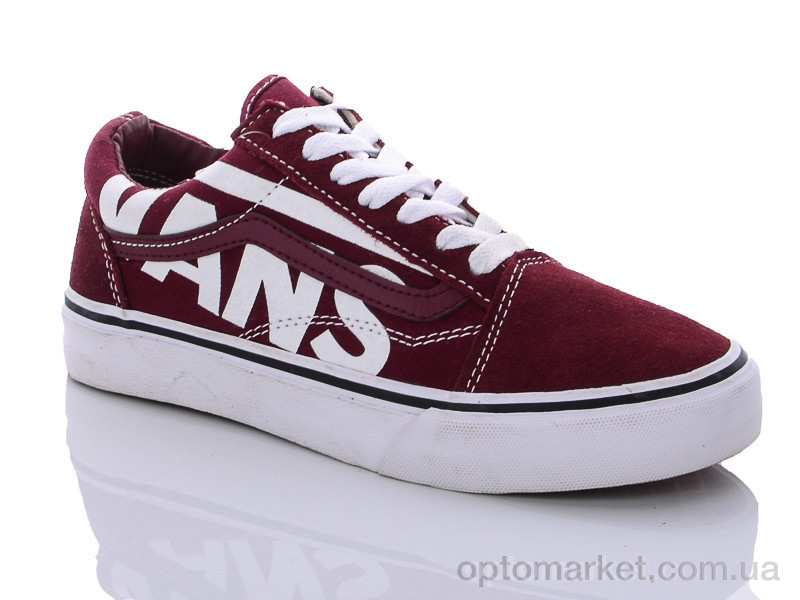 Купить Кросівки жіночі 382B wine-red V-ans бордовий, фото 1