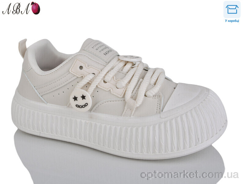 Купить Кеди жіночі 383-1-3 Aba бежевий, фото 1