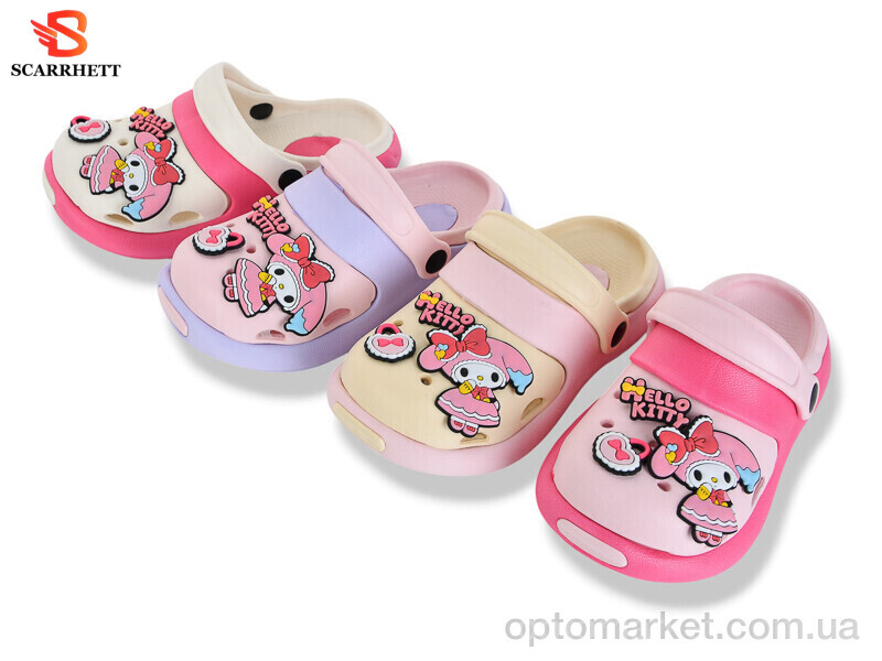 Купить Крокси дитячі 383-35B mix SCARRHETT мікс, фото 1