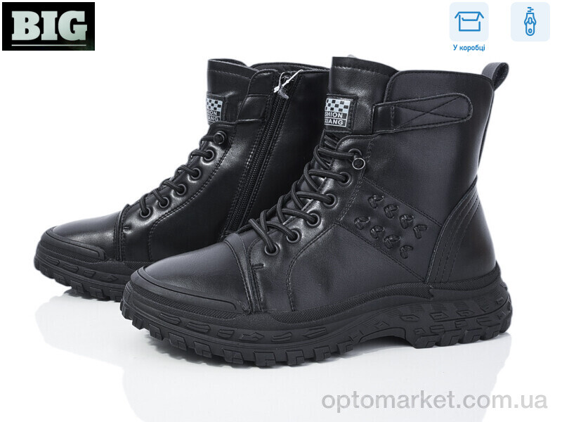 Купить Черевики жіночі 3845-M1081-1 EiE чорний, фото 1