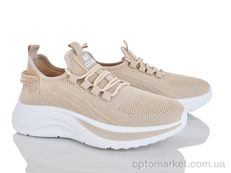 Купить Кросівки жіночі 385-467 Бабочка-Mengfuna-AESD бежевий, фото 1