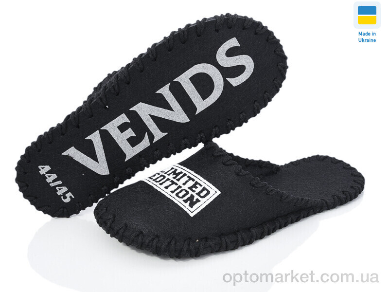 Купить Капці чоловічі 385M чорний Vends чорний, фото 1