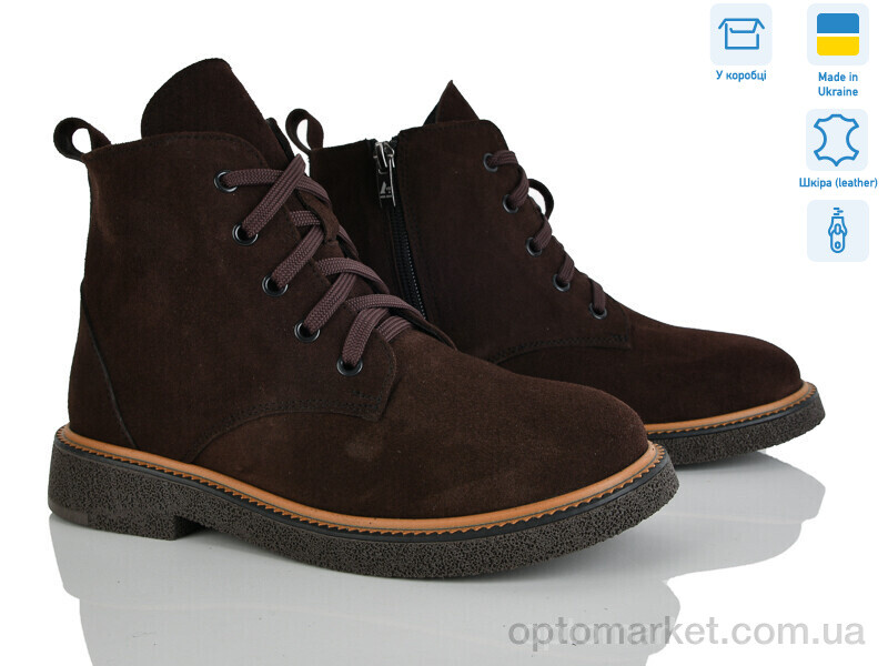 Купить Черевики жіночі 3892-44D Ailinda коричневий, фото 1