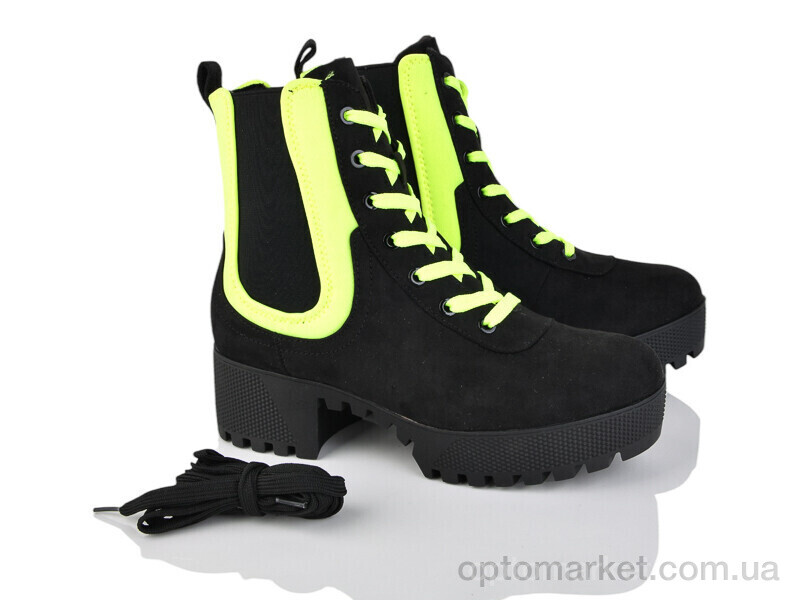 Купить Черевики жіночі 39162 чорный Bamboo чорний, фото 1