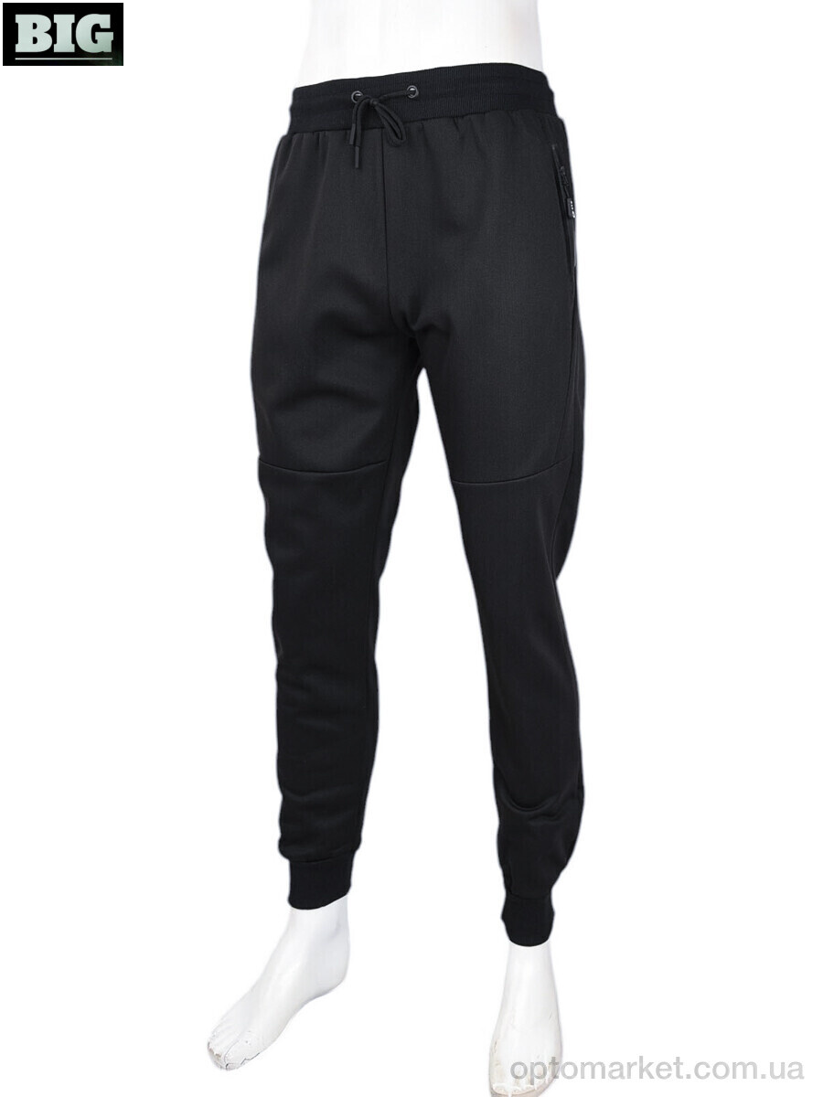 Купить Спортивні штаны чоловічі 3934-A41 black ALE чорний, фото 1
