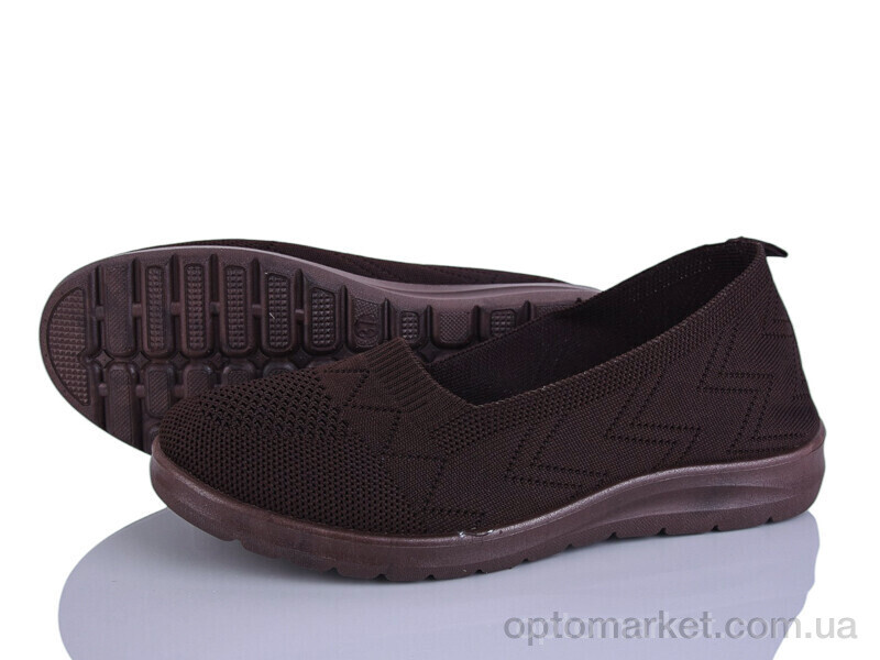 Купить Балетки жіночі 394-612 Бабочка-Mengfuna-AESD коричневий, фото 1