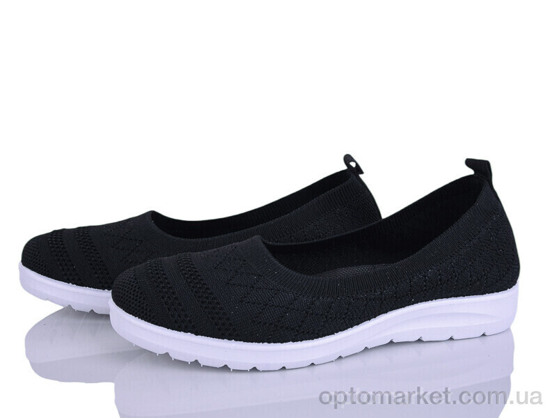 Купить Балетки жіночі 394-617 Бабочка-Mengfuna-AESD чорний, фото 1