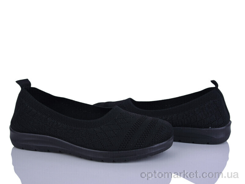 Купить Балетки жіночі 394-619 Бабочка-Mengfuna-AESD чорний, фото 1