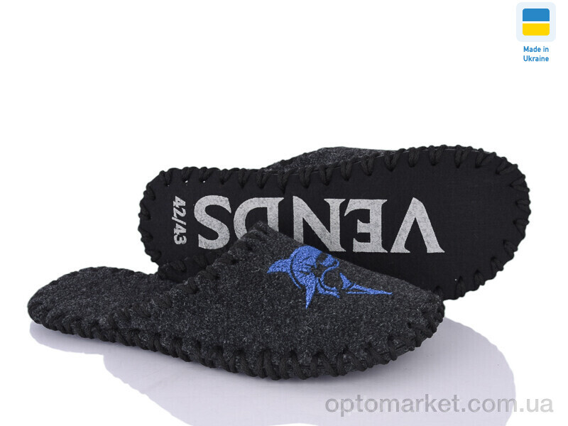 Купить Капці чоловічі 397 чорний Vends чорний, фото 2