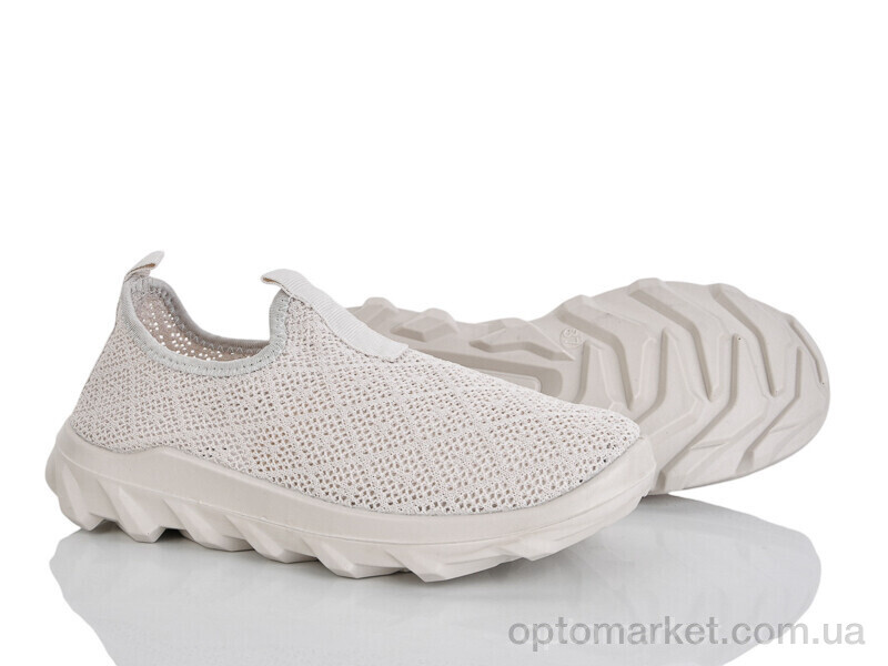 Купить Кросівки жіночі 398-662 Бабочка-Mengfuna-AESD бежевий, фото 1