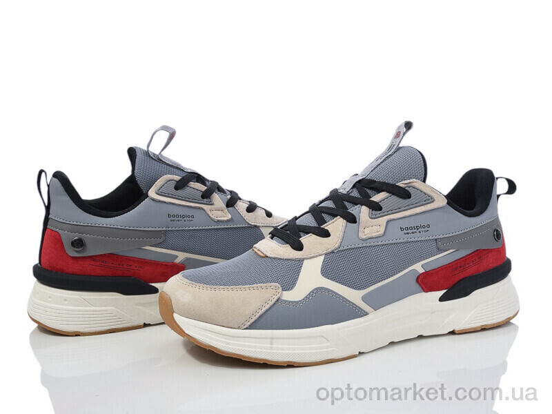 Купить Кросівки чоловічі 3980-M7518-10C Baas сірий, фото 1