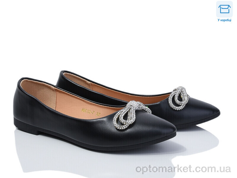 Купить Балетки жіночі 3984-ABC12-7 Mei De Li чорний, фото 1